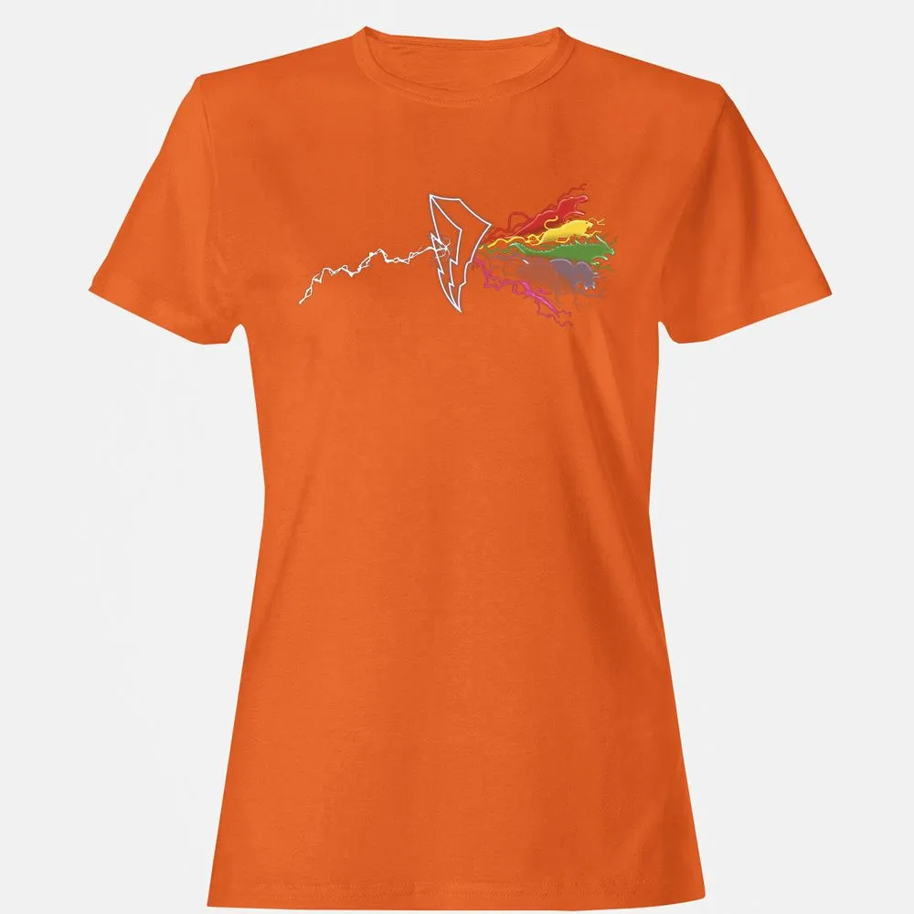 Women's T-Shirt - 61XH5W78 - Orange - 11