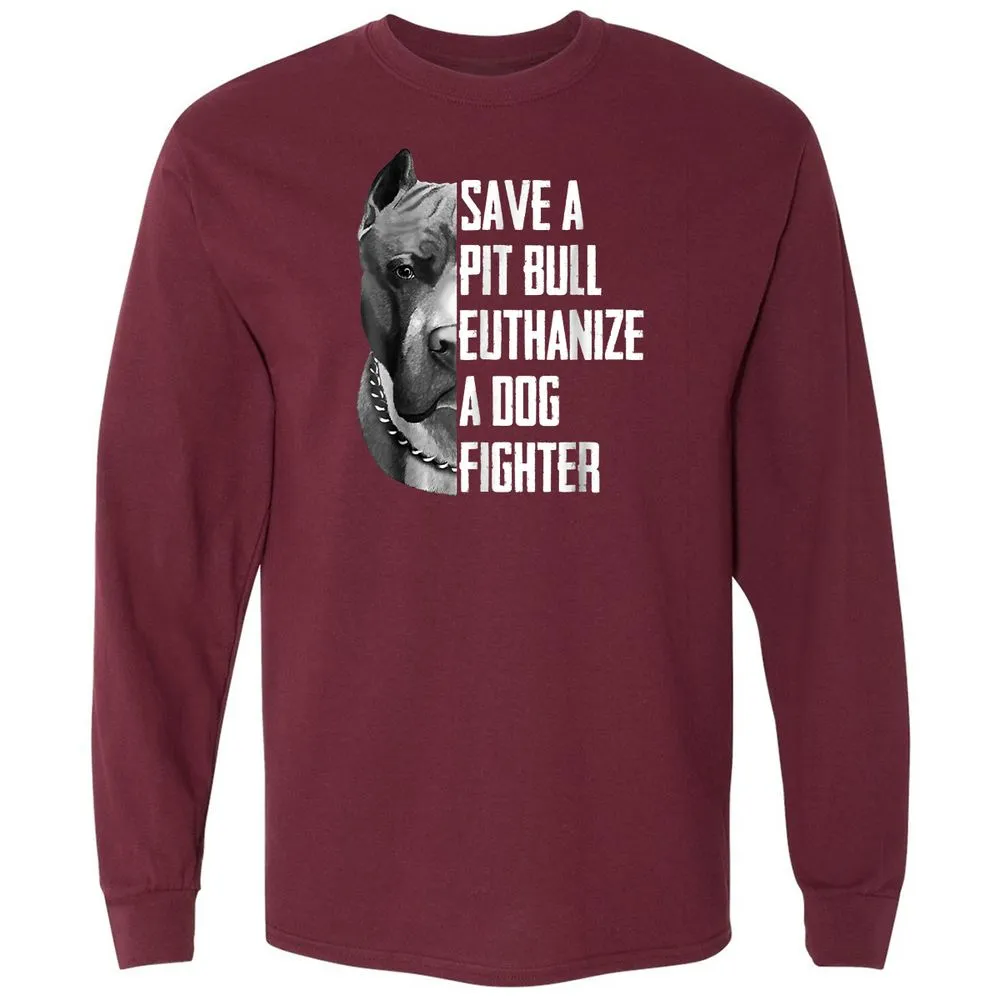 Long Sleeve T-Shirt - CA9PALP3 - Maroon - 11