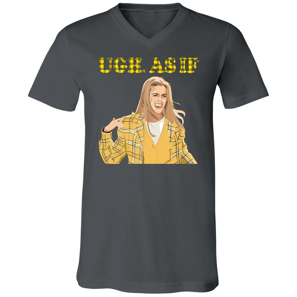 Unisex V-Neck T-Shirt - 4SN6LVST - Asphalt - 12