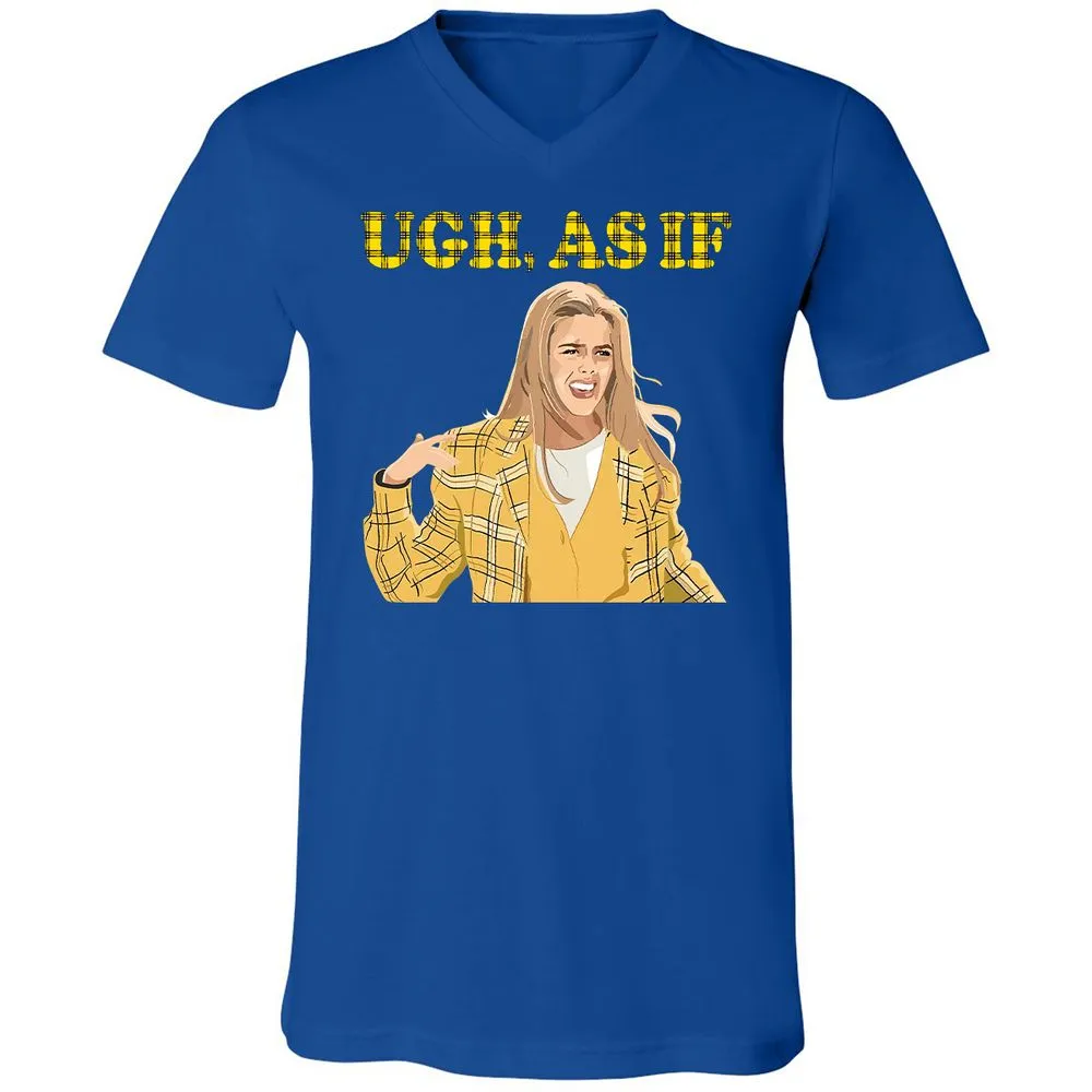 Unisex V-Neck T-Shirt - 4SN6LVST - True Royal - 4