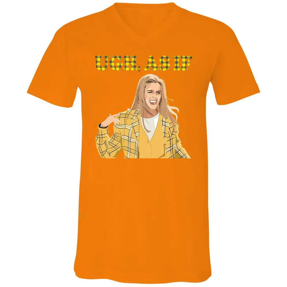 Unisex V-Neck T-Shirt - 4SN6LVST - Orange - 11