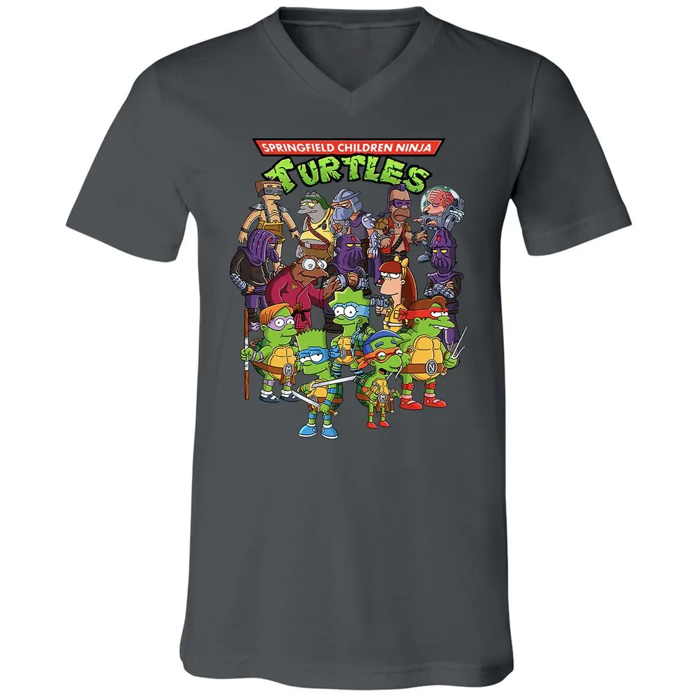 Unisex V-Neck T-Shirt - S466M8R5 - Asphalt - 12