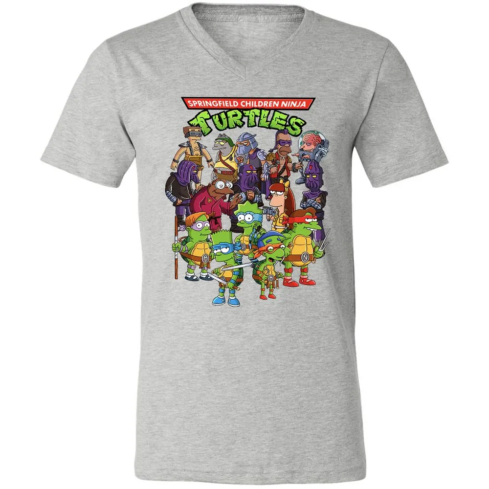 Unisex V-Neck T-Shirt - S466M8R5 - Athletic Heather - 7