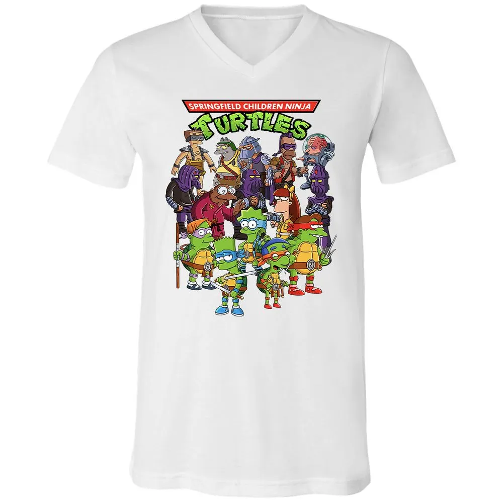 Unisex V-Neck T-Shirt - S466M8R5 - White - 5