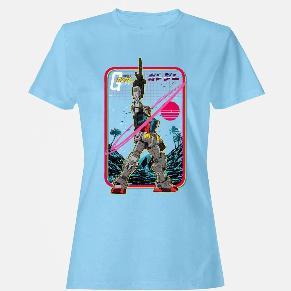 Women's T-Shirt - 3TJU6KGD - Light Blue - 8