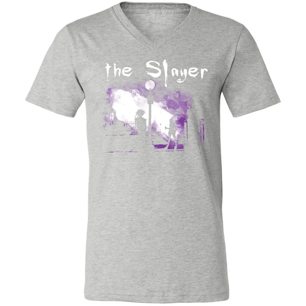 Unisex V-Neck T-Shirt - FD8ZQUEQ - Athletic Heather - 7