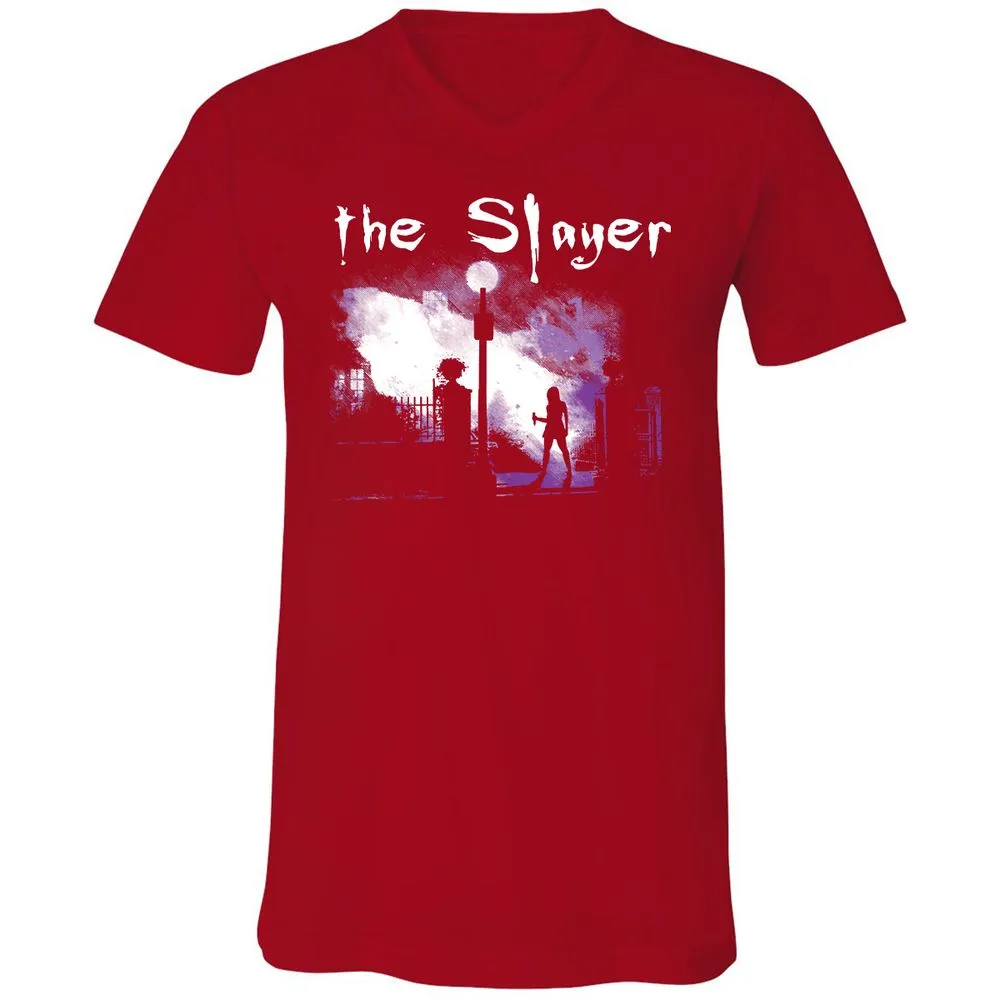 Unisex V-Neck T-Shirt - FD8ZQUEQ - Red - 3
