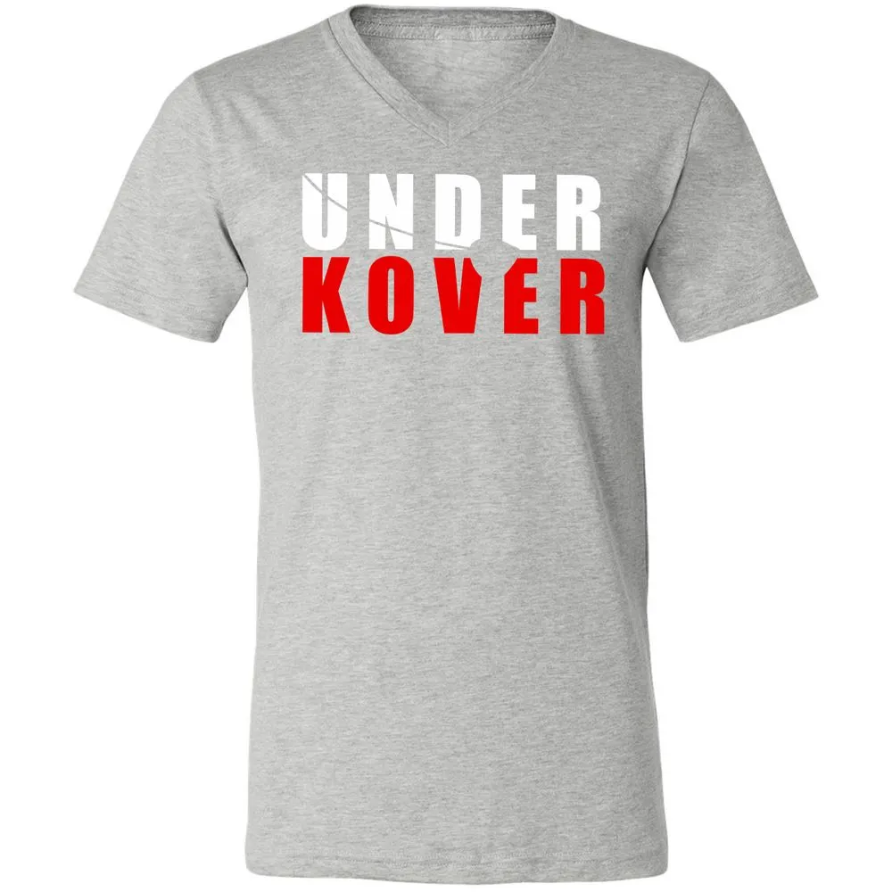Unisex V-Neck T-Shirt - 6NPCT7XV - Athletic Heather - 7