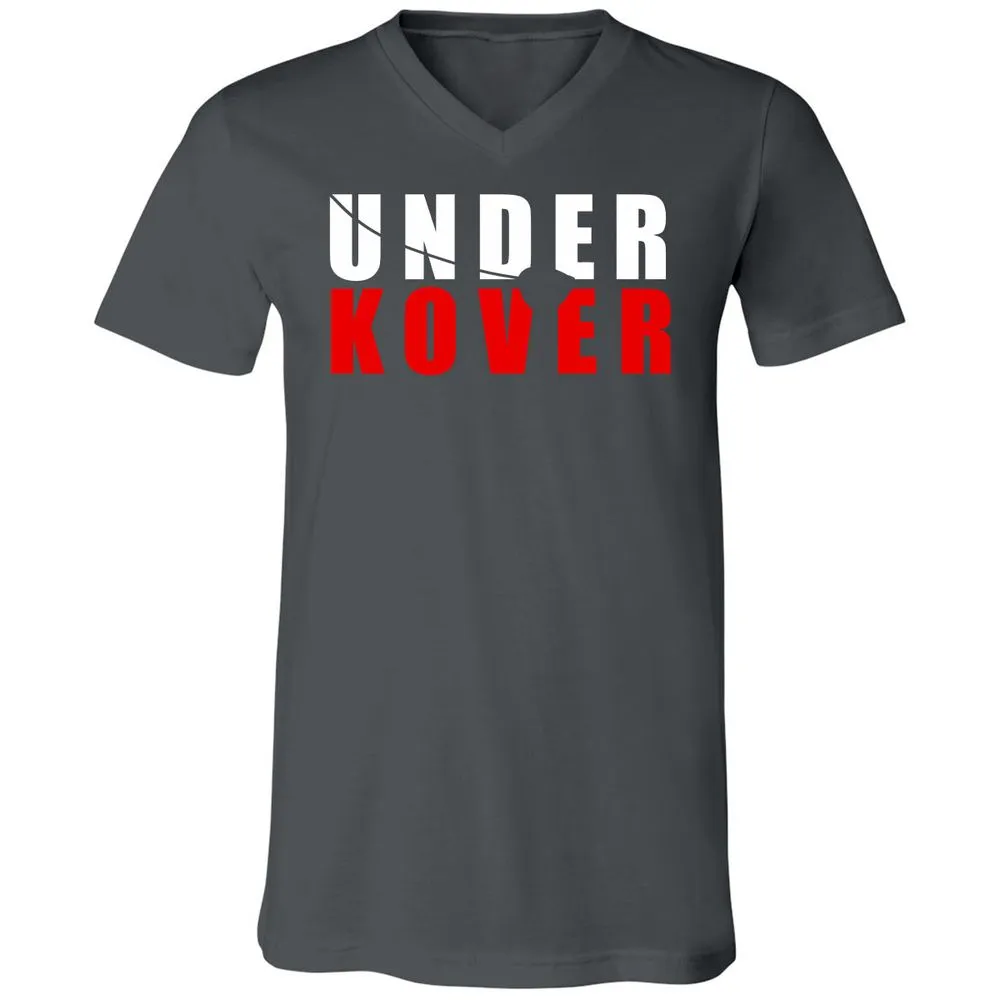 Unisex V-Neck T-Shirt - 6NPCT7XV - Asphalt - 12