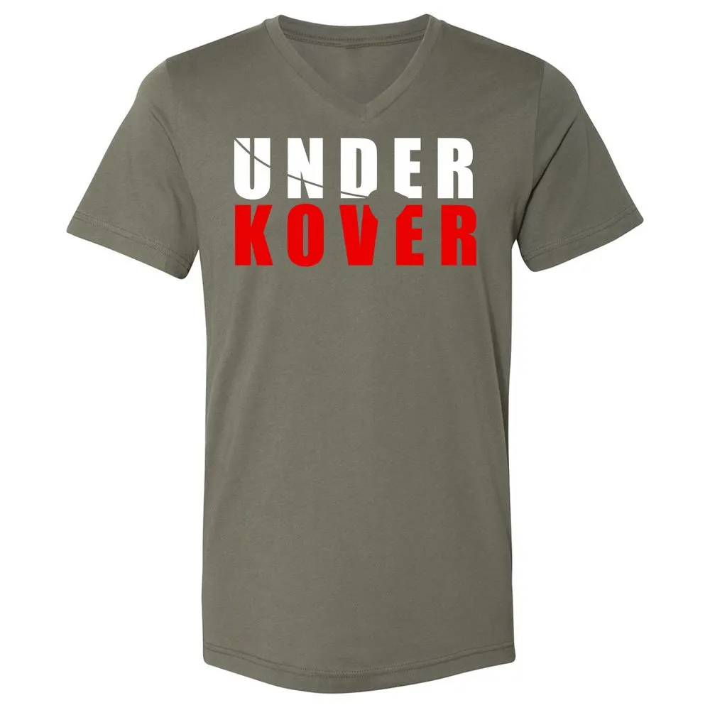 Unisex V-Neck T-Shirt - 6NPCT7XV - Military Green - 10