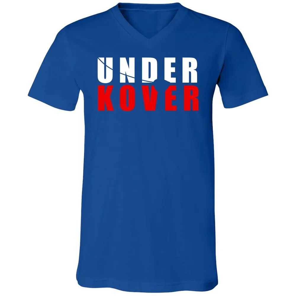 Unisex V-Neck T-Shirt - 6NPCT7XV - True Royal - 4