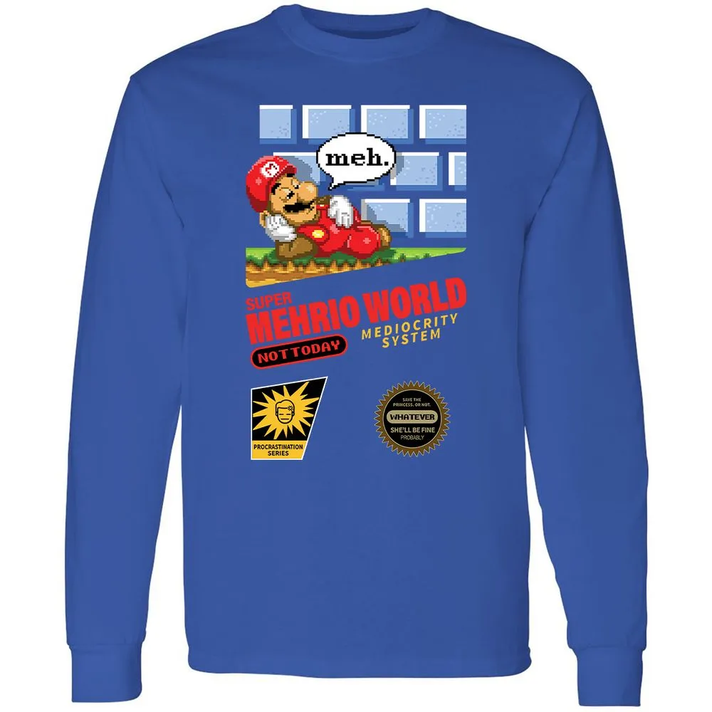 Long Sleeve T-Shirt - UQNTM1SY - Royal - 8