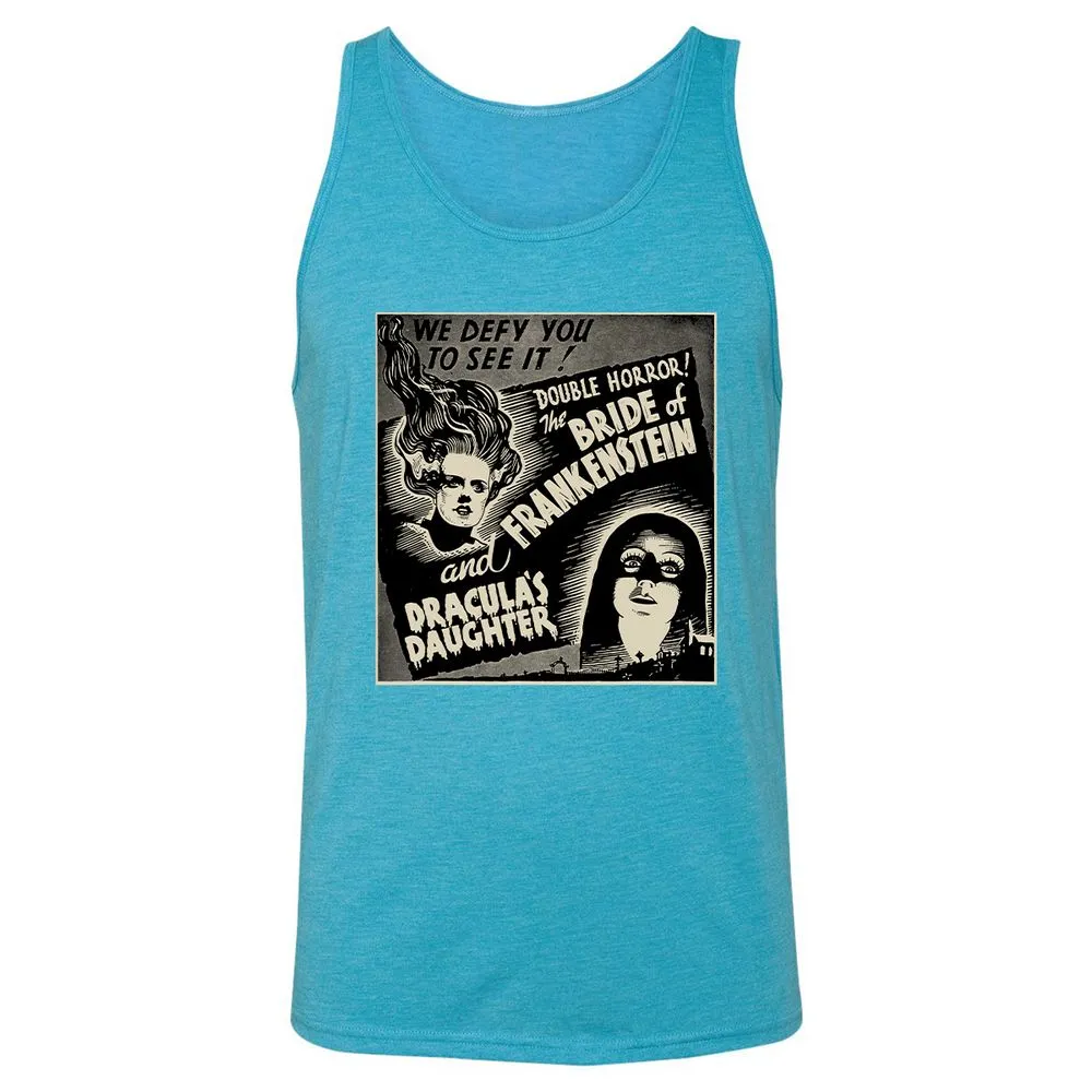 Unisex Jersey Tank - DWSTJAKS - Aqua Triblend - 3