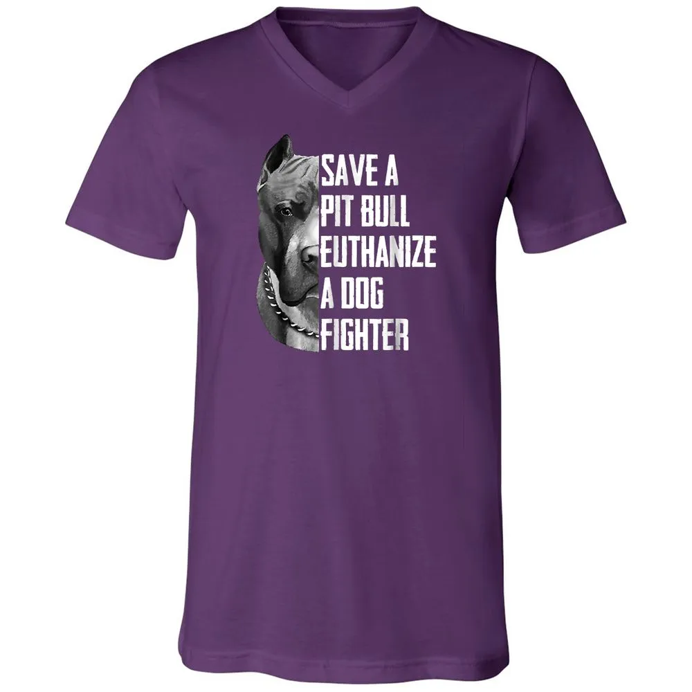 Unisex V-Neck T-Shirt - MUPVT1G3 - Team Purple - 9