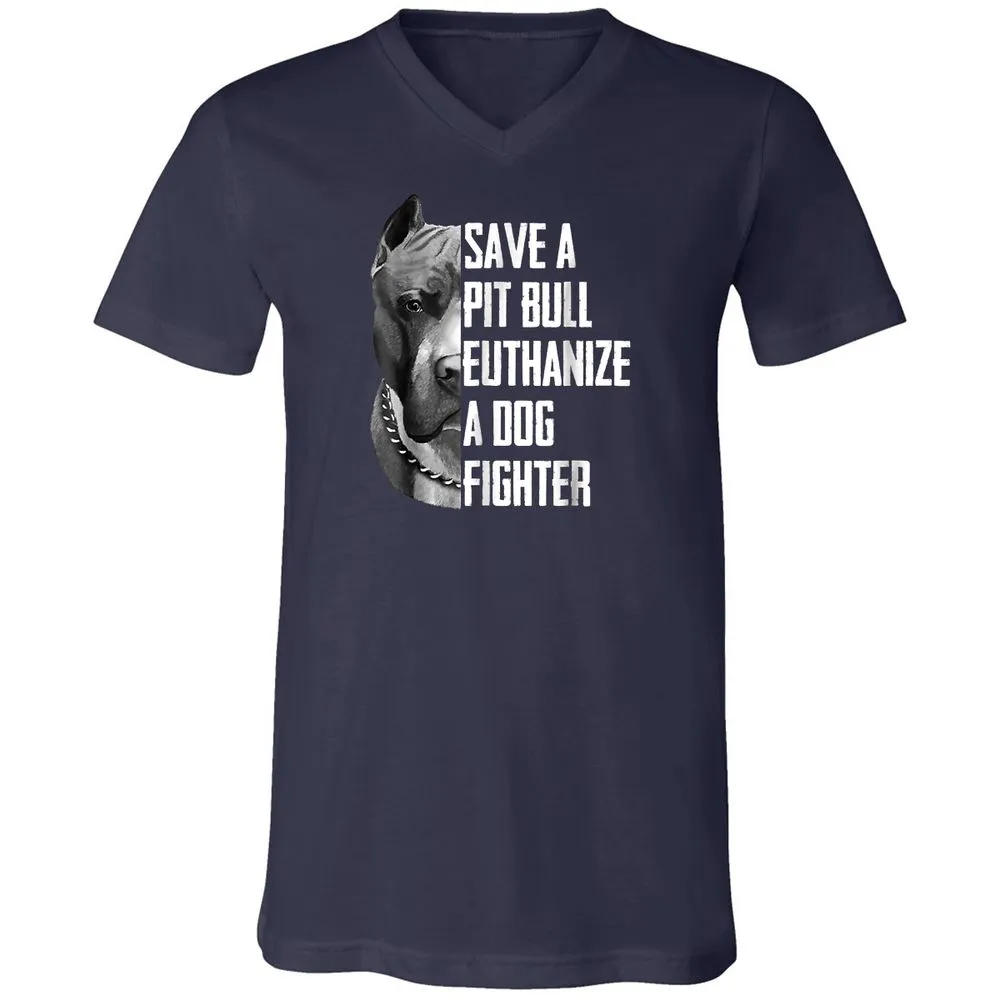 Unisex V-Neck T-Shirt - MUPVT1G3 - Navy - 2