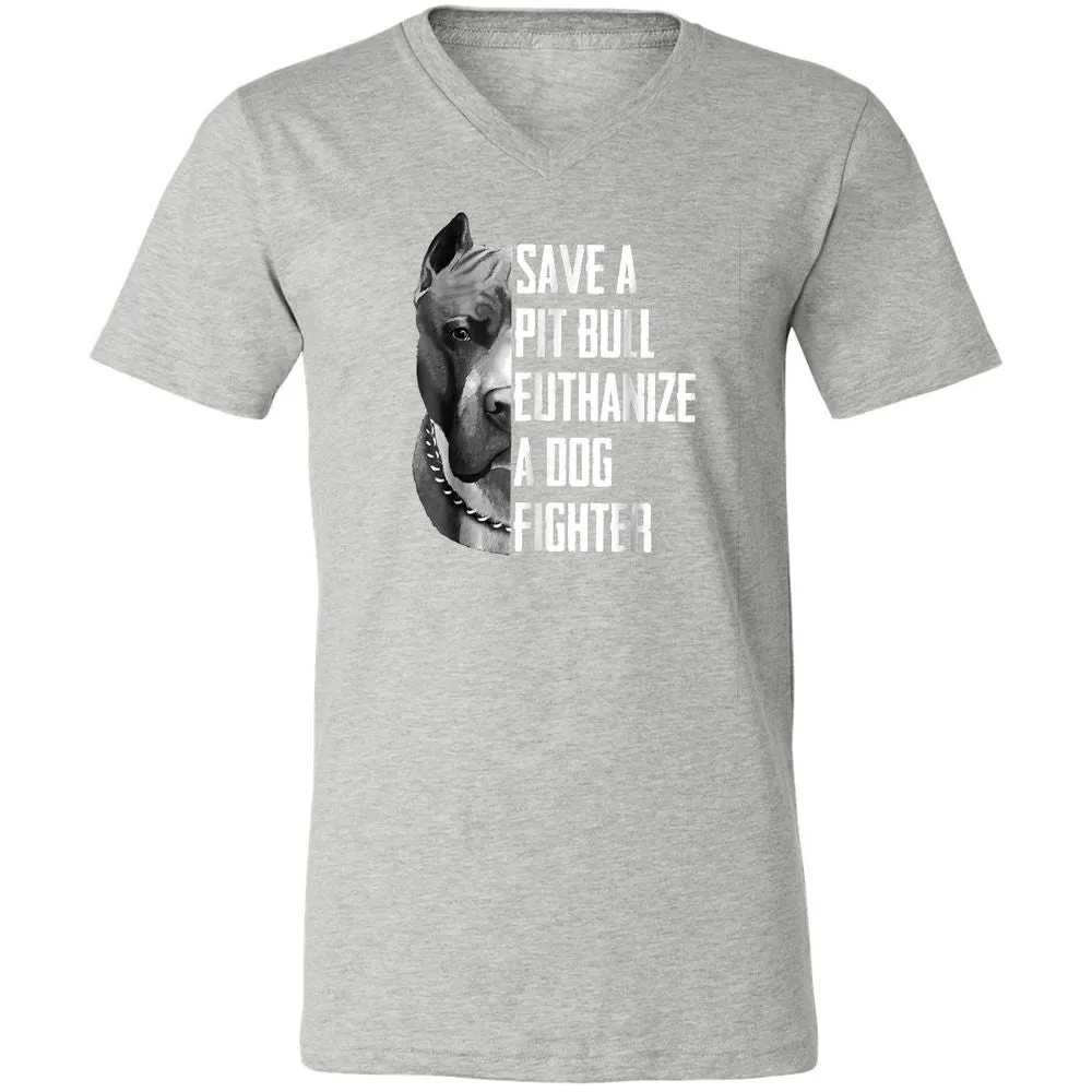 Unisex V-Neck T-Shirt - MUPVT1G3 - Athletic Heather - 7