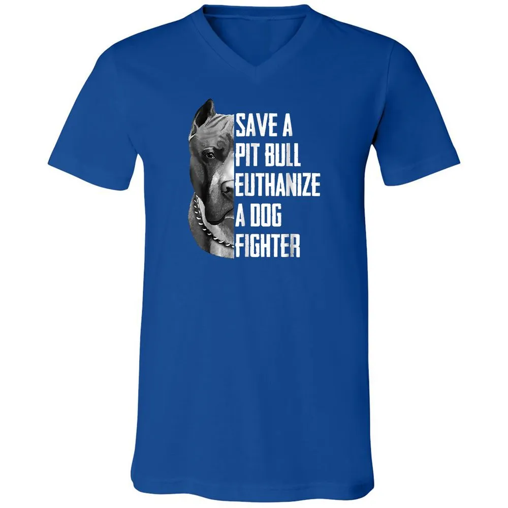 Unisex V-Neck T-Shirt - MUPVT1G3 - True Royal - 4