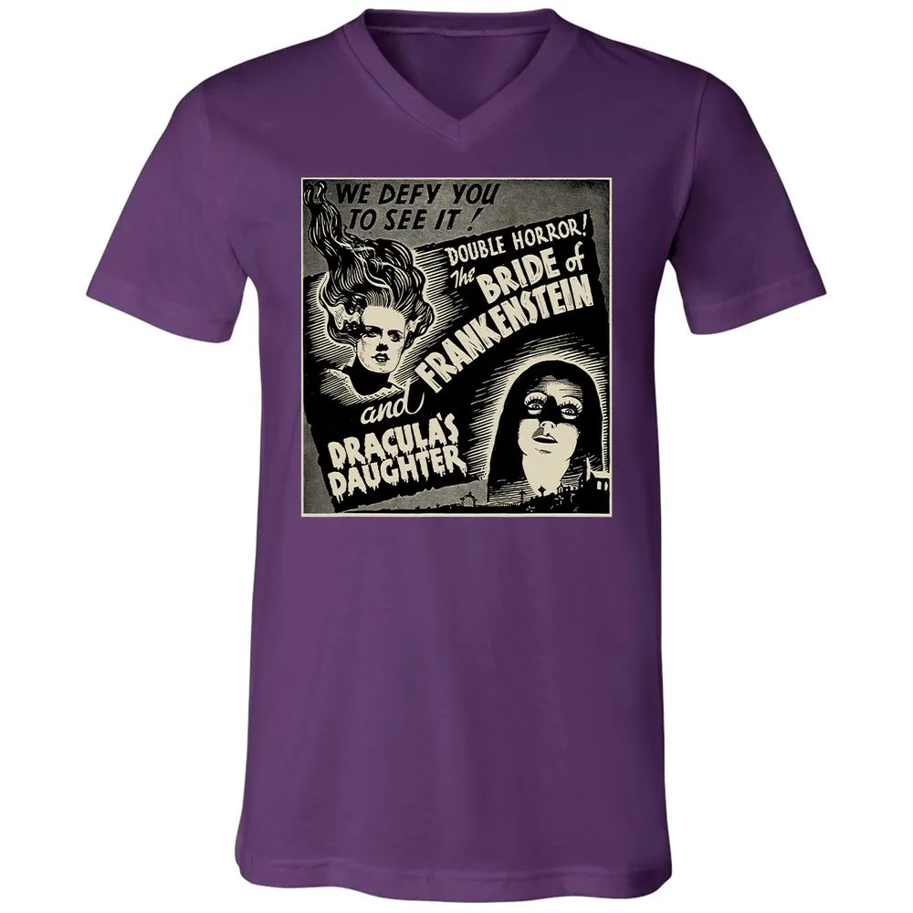 Unisex V-Neck T-Shirt - FJUCTP85 - Team Purple - 9