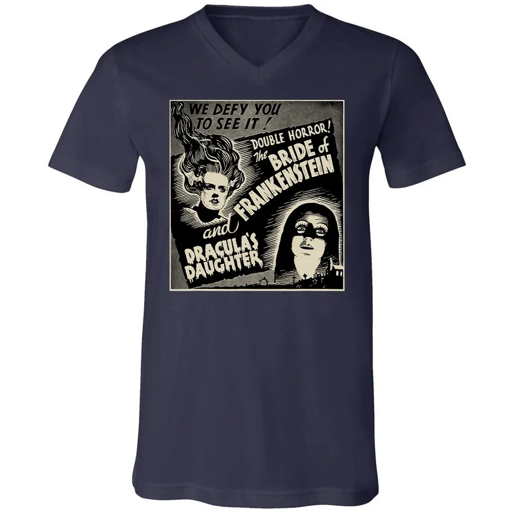 Unisex V-Neck T-Shirt - FJUCTP85 - Navy - 2