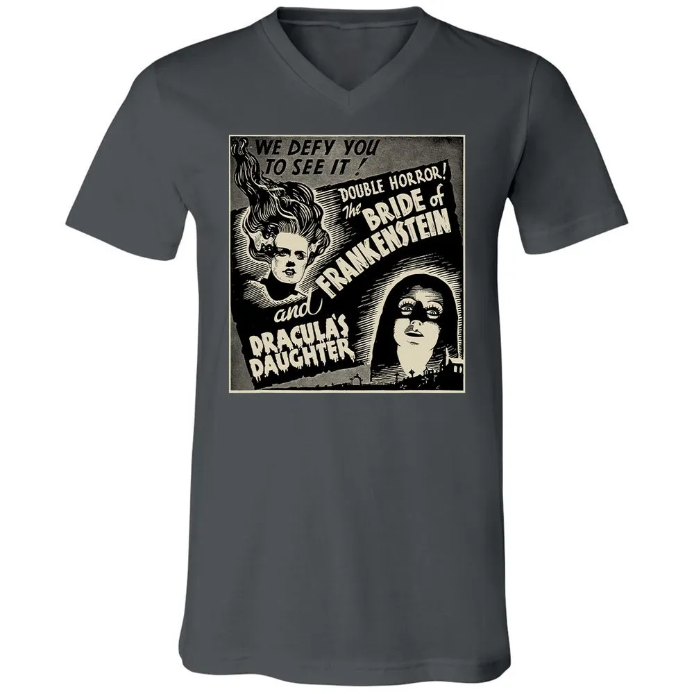 Unisex V-Neck T-Shirt - FJUCTP85 - Asphalt - 12