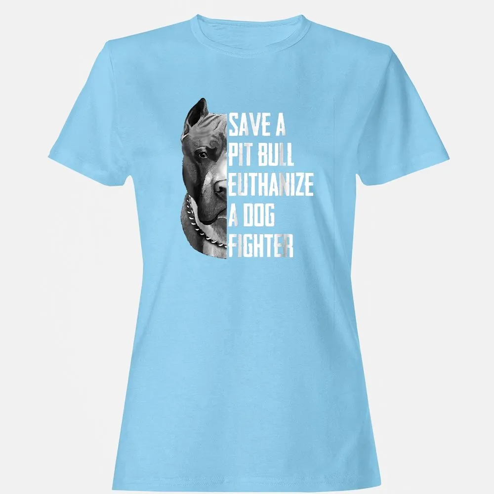 Women's T-Shirt - JBY7ZGN2 - Light Blue - 8