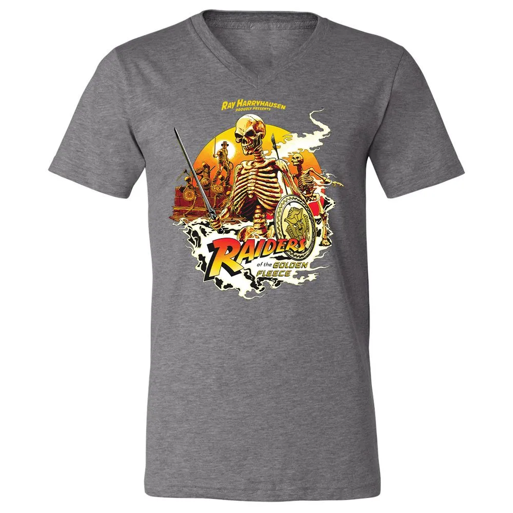 Unisex V-Neck T-Shirt - W55S8R8G - Deep Heather - 13