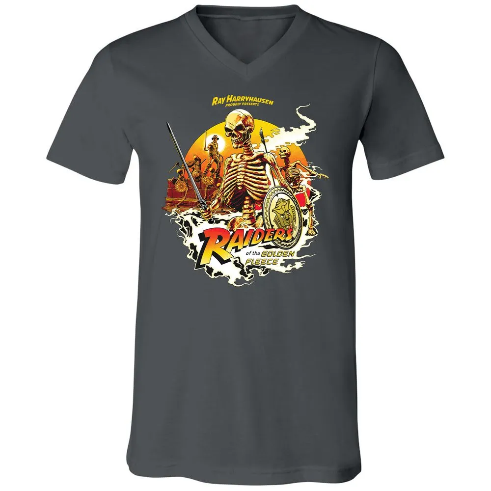 Unisex V-Neck T-Shirt - W55S8R8G - Asphalt - 12