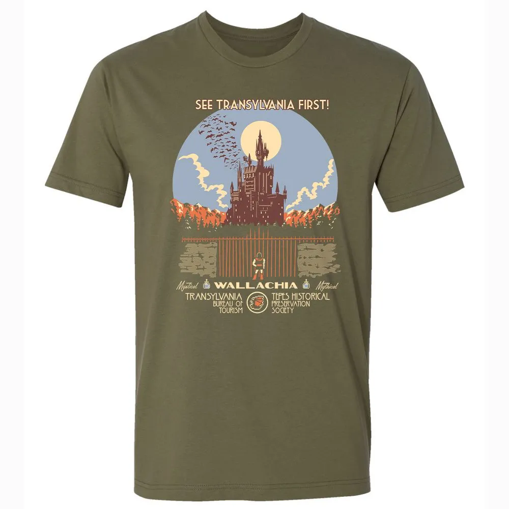 Premium Unisex T-Shirt - XT92K4Y5 - Military Green - 5