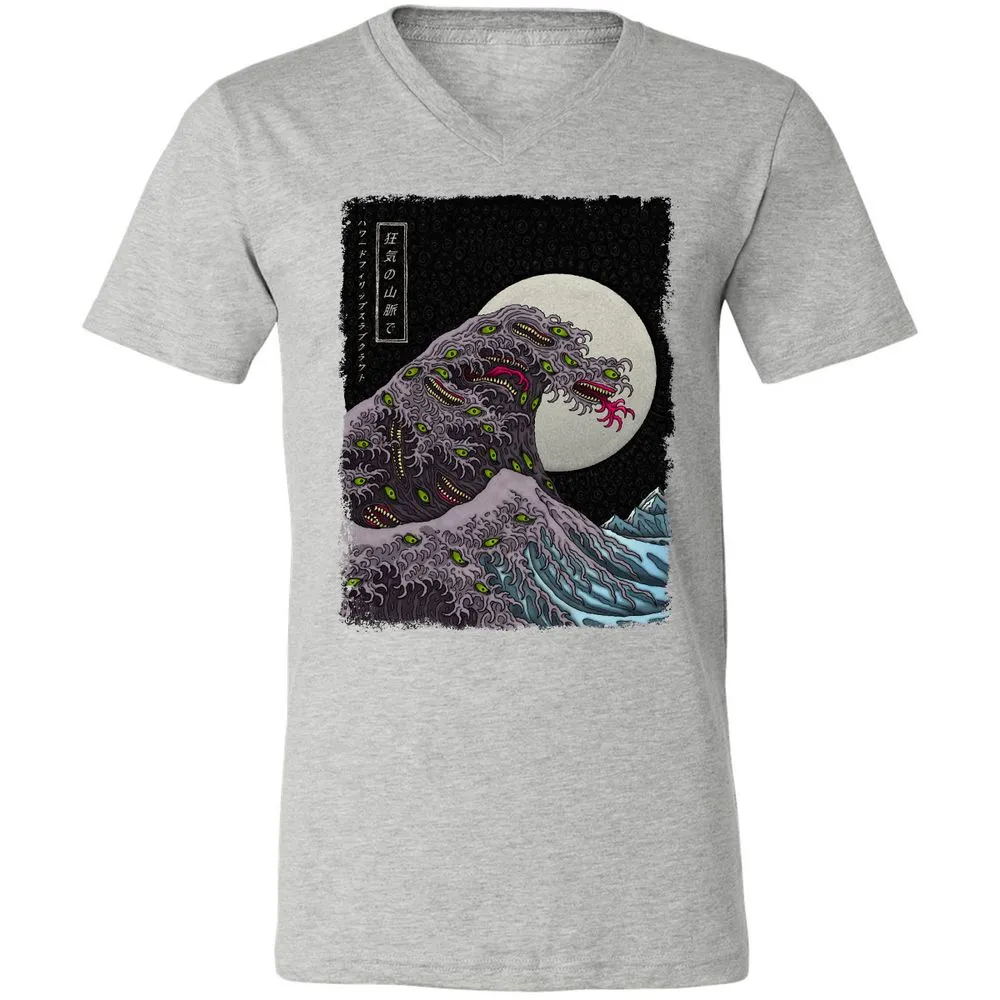 Unisex V-Neck T-Shirt - WYNGAWN9 - Athletic Heather - 7