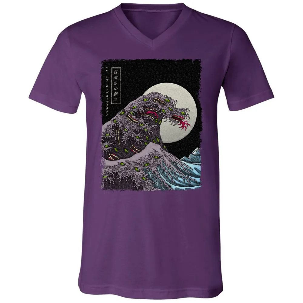 Unisex V-Neck T-Shirt - WYNGAWN9 - Team Purple - 9