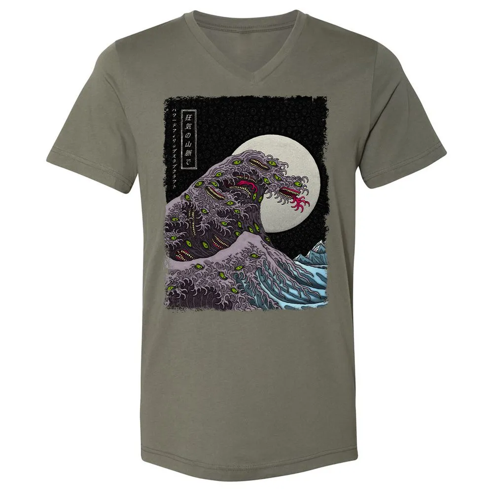 Unisex V-Neck T-Shirt - WYNGAWN9 - Military Green - 10