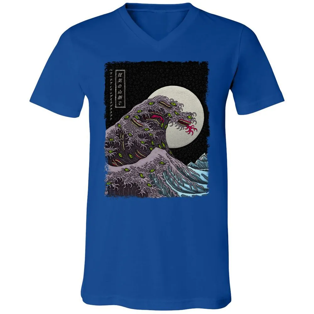 Unisex V-Neck T-Shirt - WYNGAWN9 - True Royal - 4