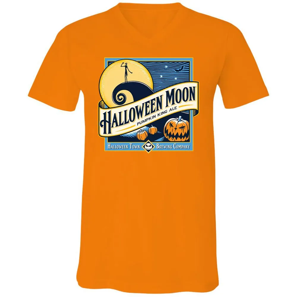 Unisex V-Neck T-Shirt - FQQE6RPR - Orange - 11
