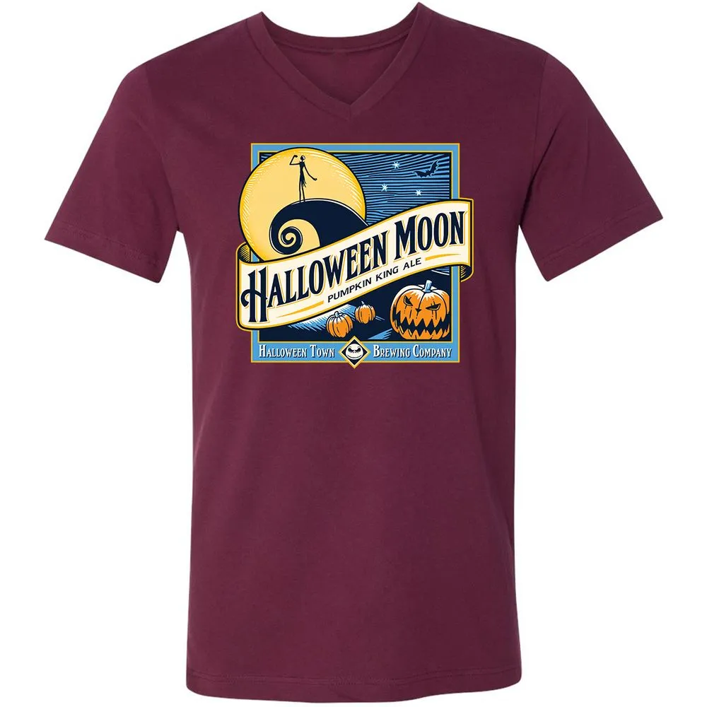 Unisex V-Neck T-Shirt - FQQE6RPR - Maroon - 6
