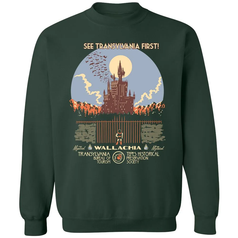 Classic Unisex Sweatshirt - T9B4YLAE - Forest Green - 4