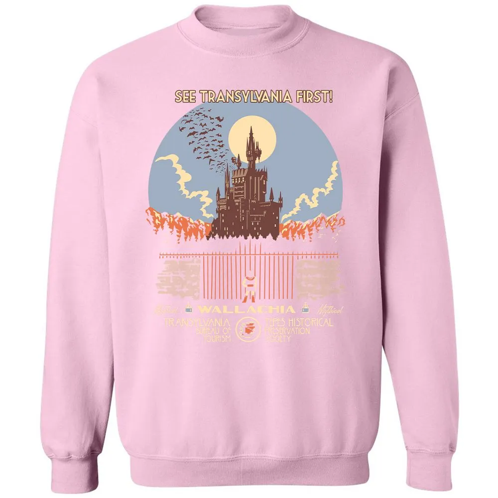 Classic Unisex Sweatshirt - T9B4YLAE - Light Pink - 3