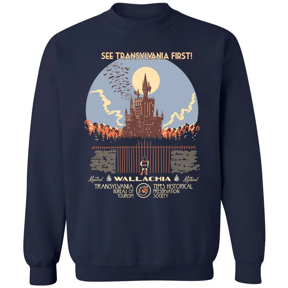Classic Unisex Sweatshirt - T9B4YLAE - Navy - 2
