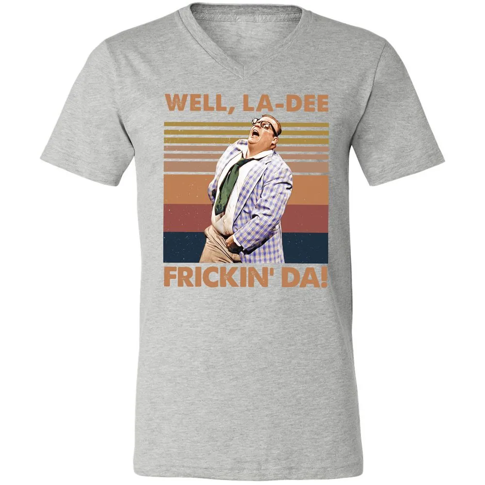 Unisex V-Neck T-Shirt - 7AF4PCDE - Athletic Heather - 7