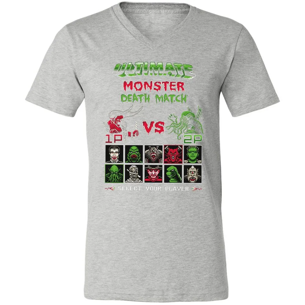Unisex V-Neck T-Shirt - CETDZB2M - Athletic Heather - 7