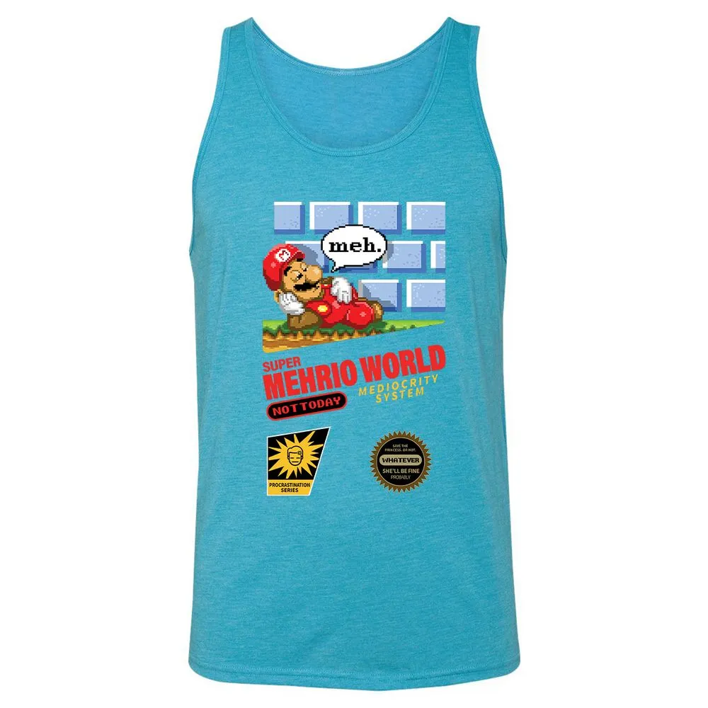Unisex Jersey Tank - HPWHATG9 - Aqua Triblend - 3