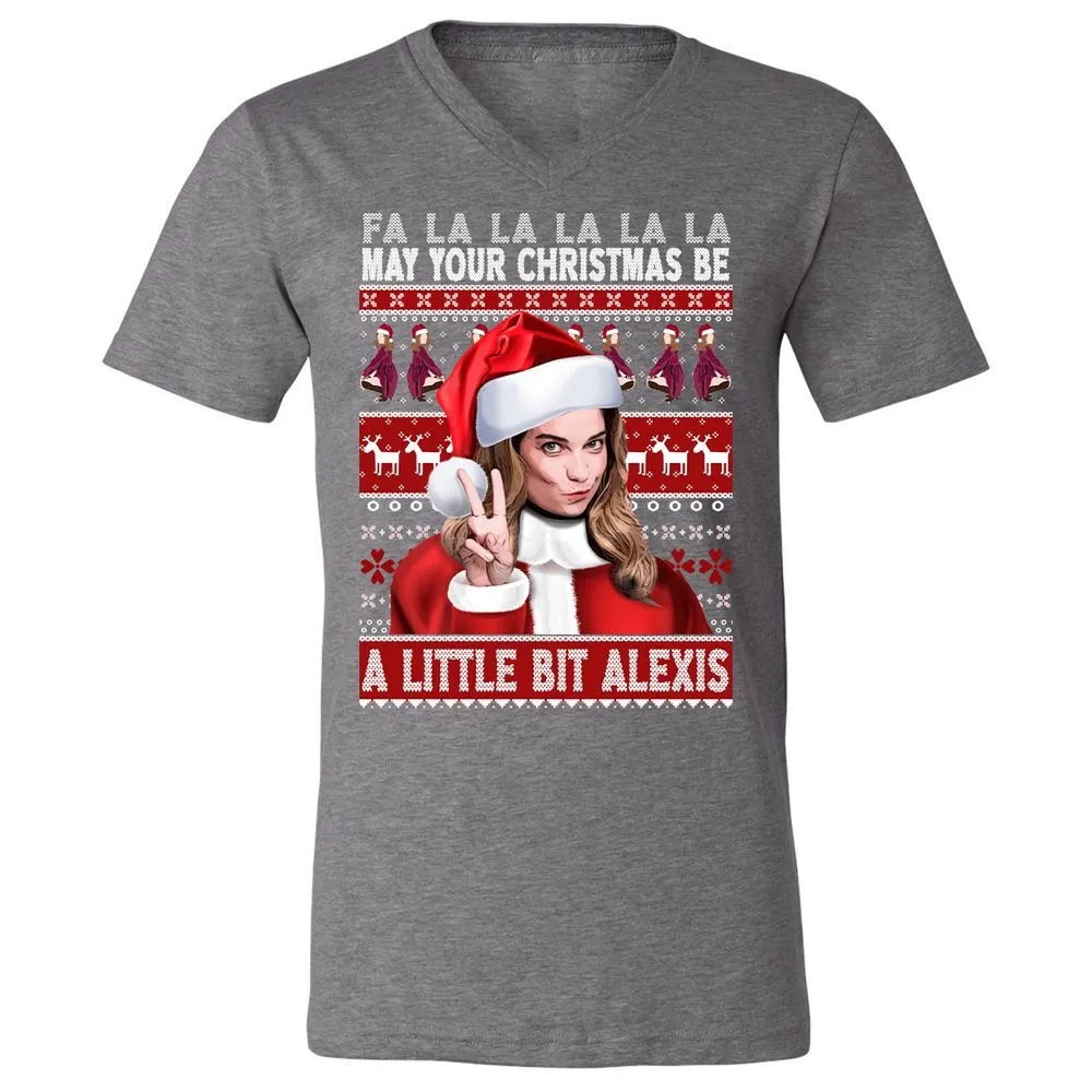 Unisex V-Neck T-Shirt - 56632TU2 - Deep Heather - 13