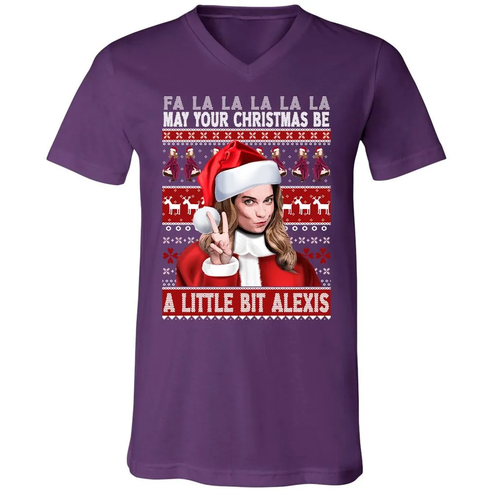 Unisex V-Neck T-Shirt - 56632TU2 - Team Purple - 9