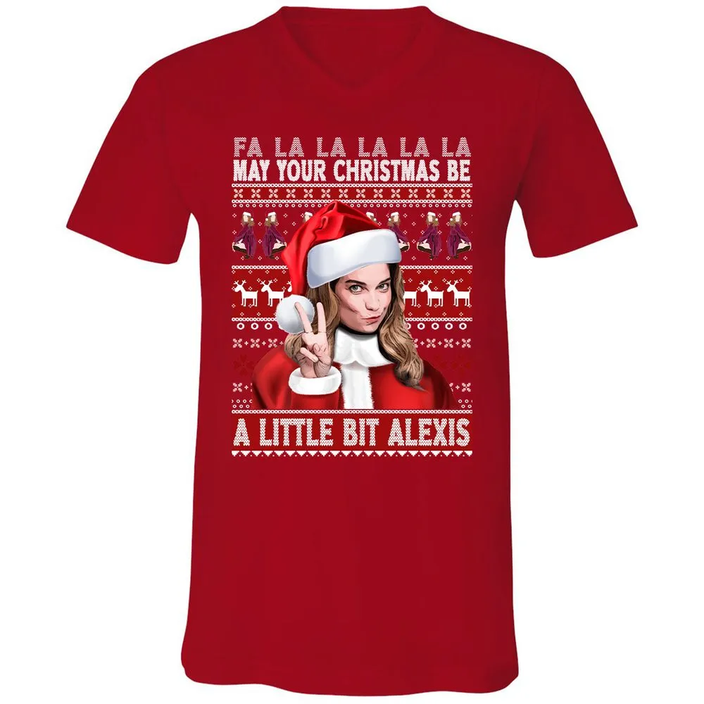 Unisex V-Neck T-Shirt - 56632TU2 - Red - 3