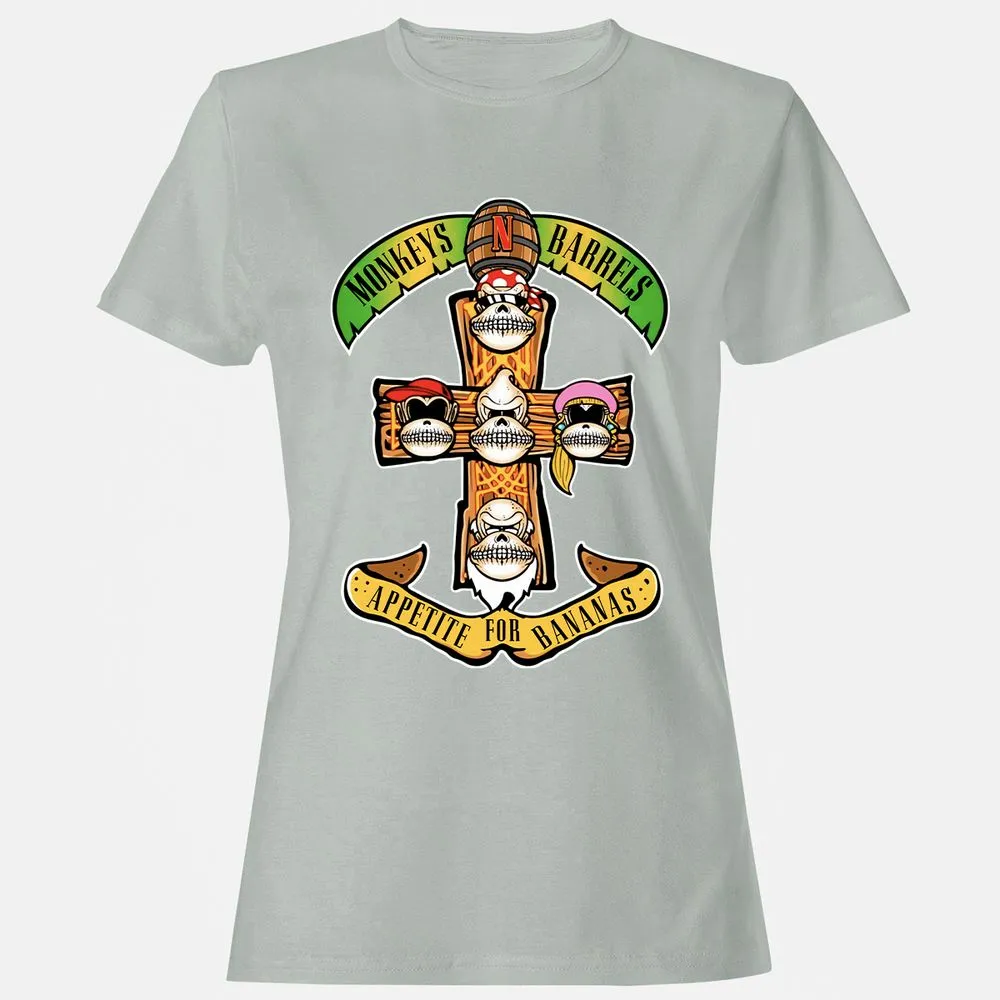 Women's T-Shirt - XZMLWN6G - Ash - 2