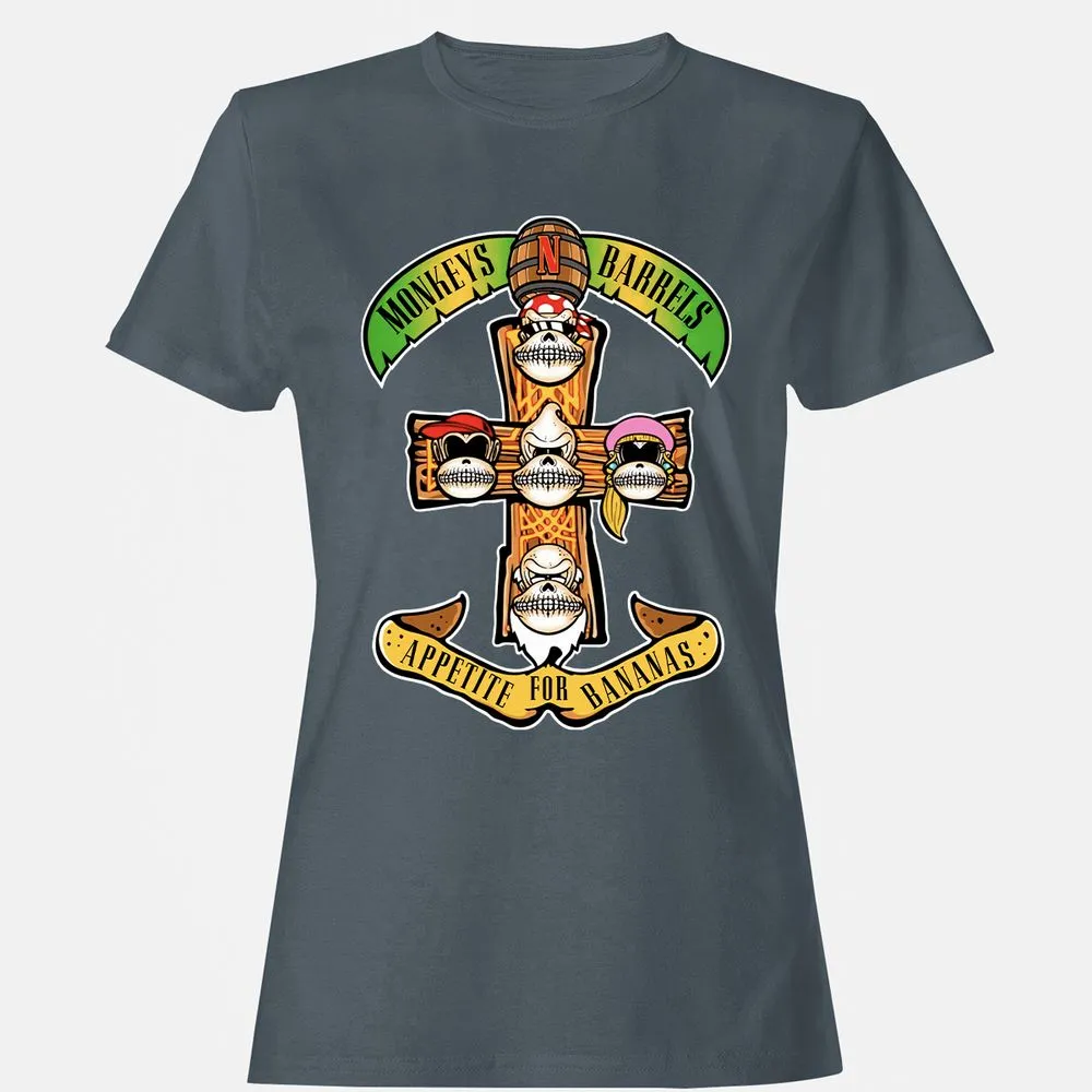 Women's T-Shirt - XZMLWN6G - Charcoal - 3
