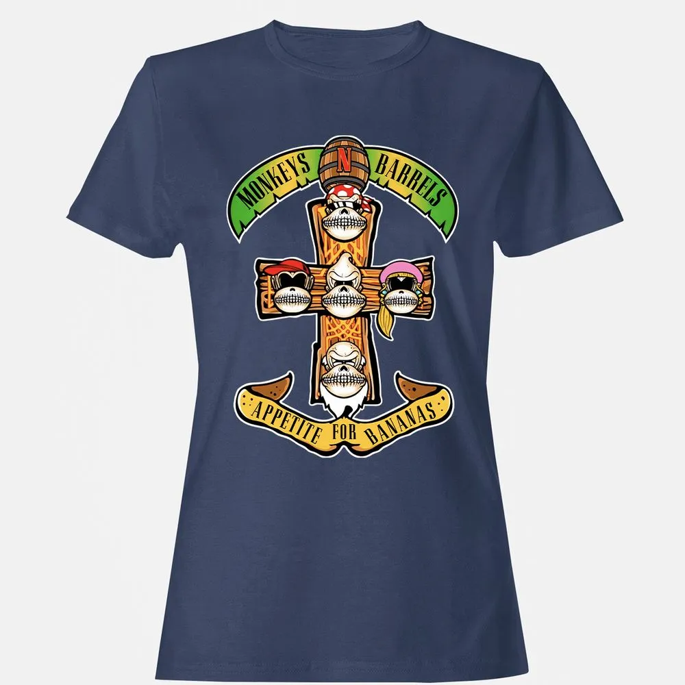 Women's T-Shirt - XZMLWN6G - Navy - 10