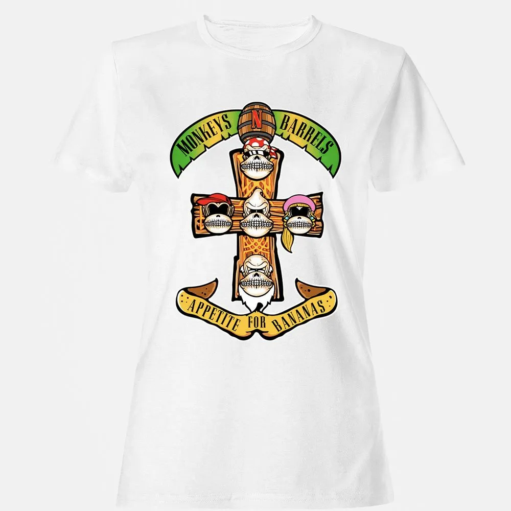 Women's T-Shirt - XZMLWN6G - White - 16