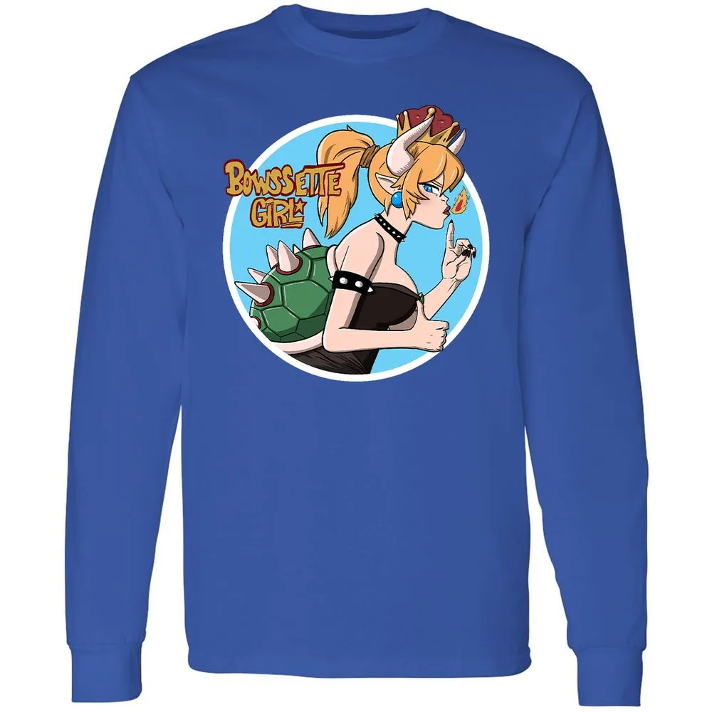 Long Sleeve T-Shirt - W956477P - Royal - 8