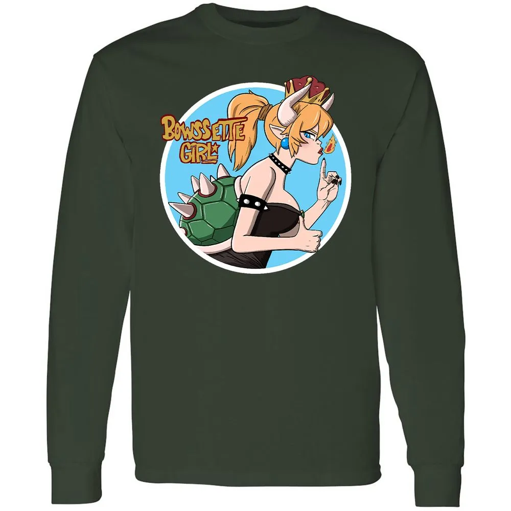 Long Sleeve T-Shirt - W956477P - Forest Green - 4