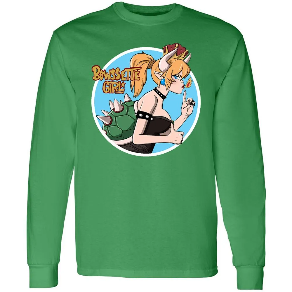 Long Sleeve T-Shirt - W956477P - Irish Green - 10